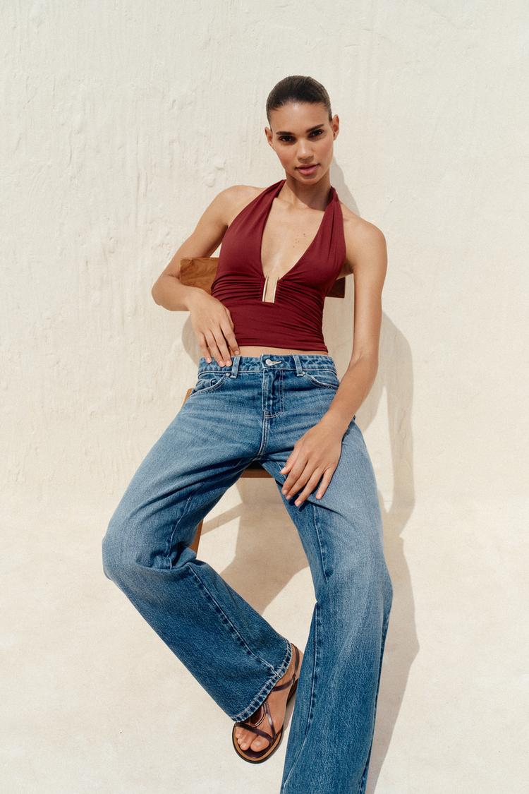 SOLANA HALTER TOP