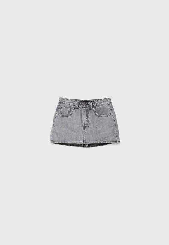 DENIM SKORT