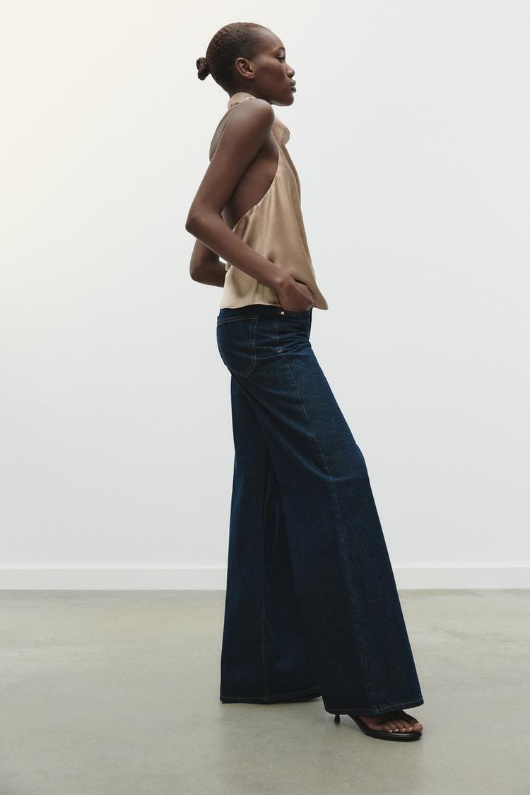 SATIN HALTER TOP