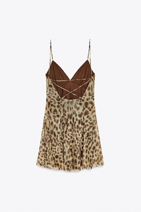 PRINT MINI DRESS