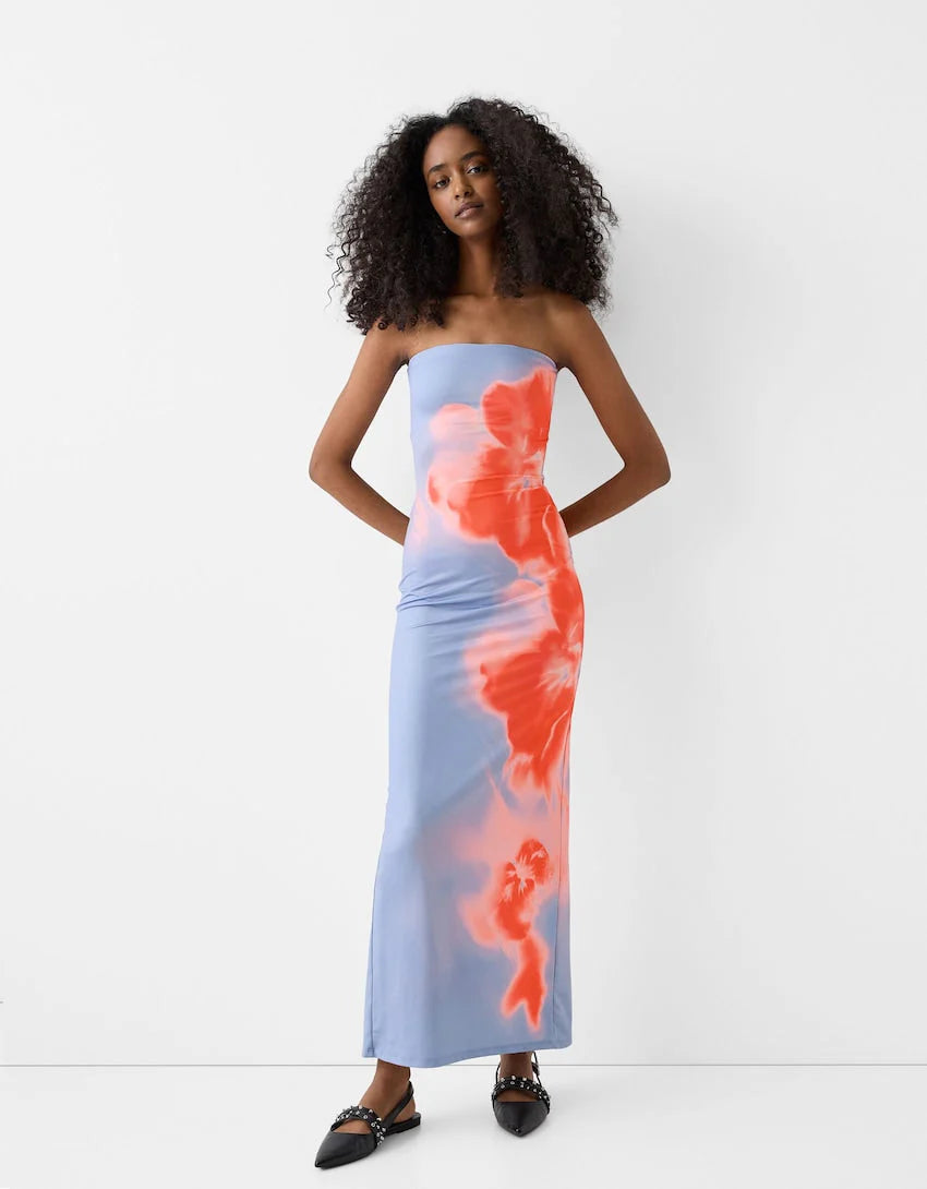 FLORAL MAXI DRESS