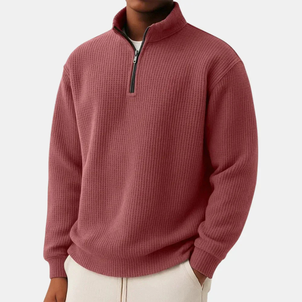 ESSENTIAL KNIT QUARTER ZIP