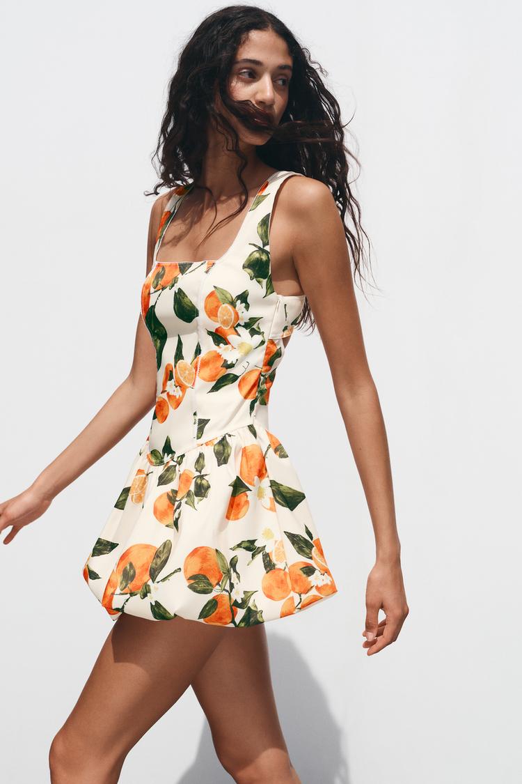 PRINTED SHORT DRESS