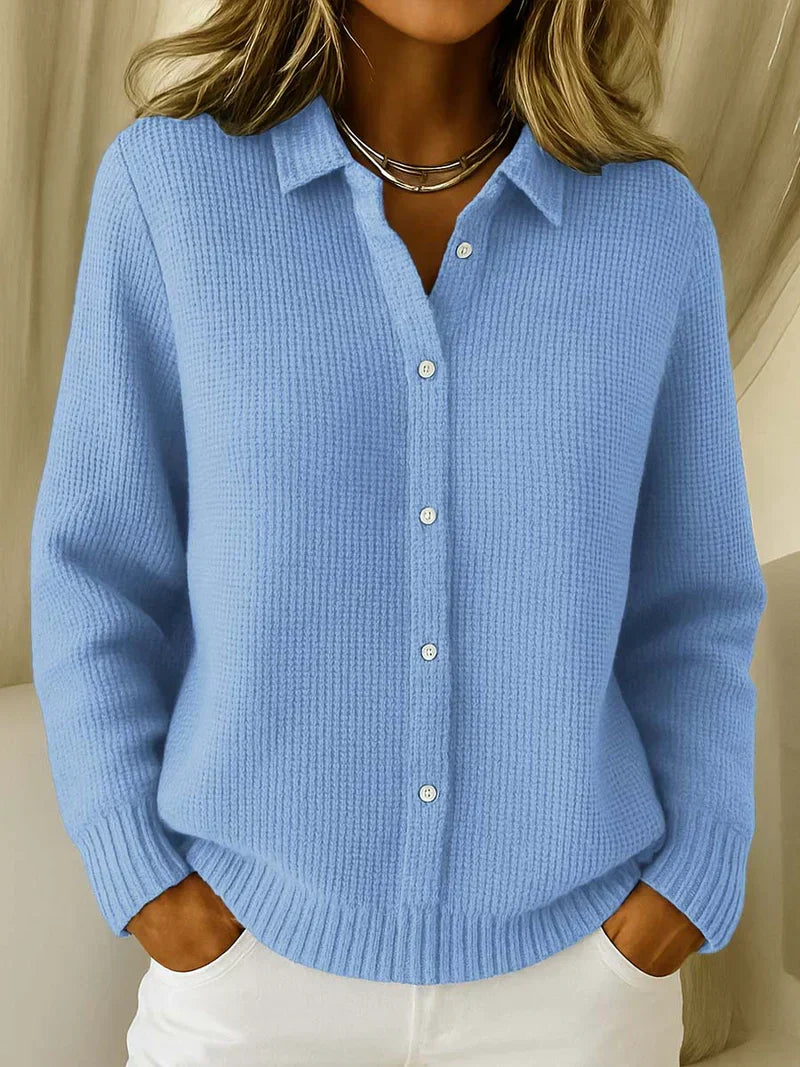 MAEVE | CLASSIC KNIT BUTTON CARDIGAN