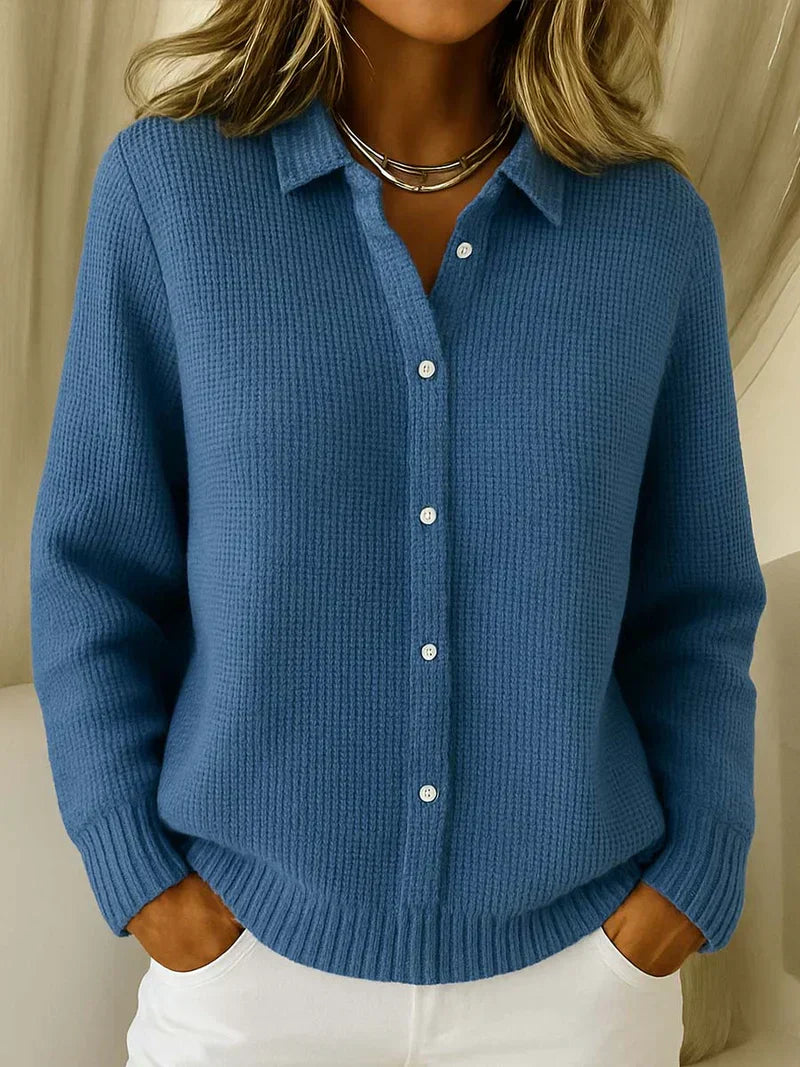 MAEVE | CLASSIC KNIT BUTTON CARDIGAN