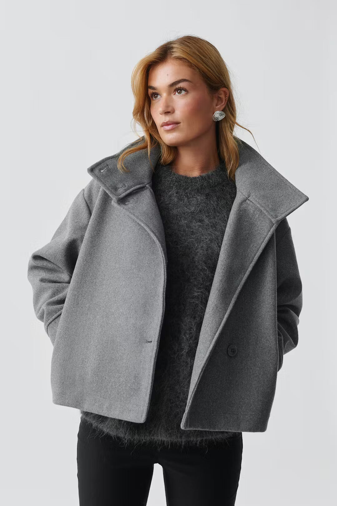 FELT SHORT JACKET
