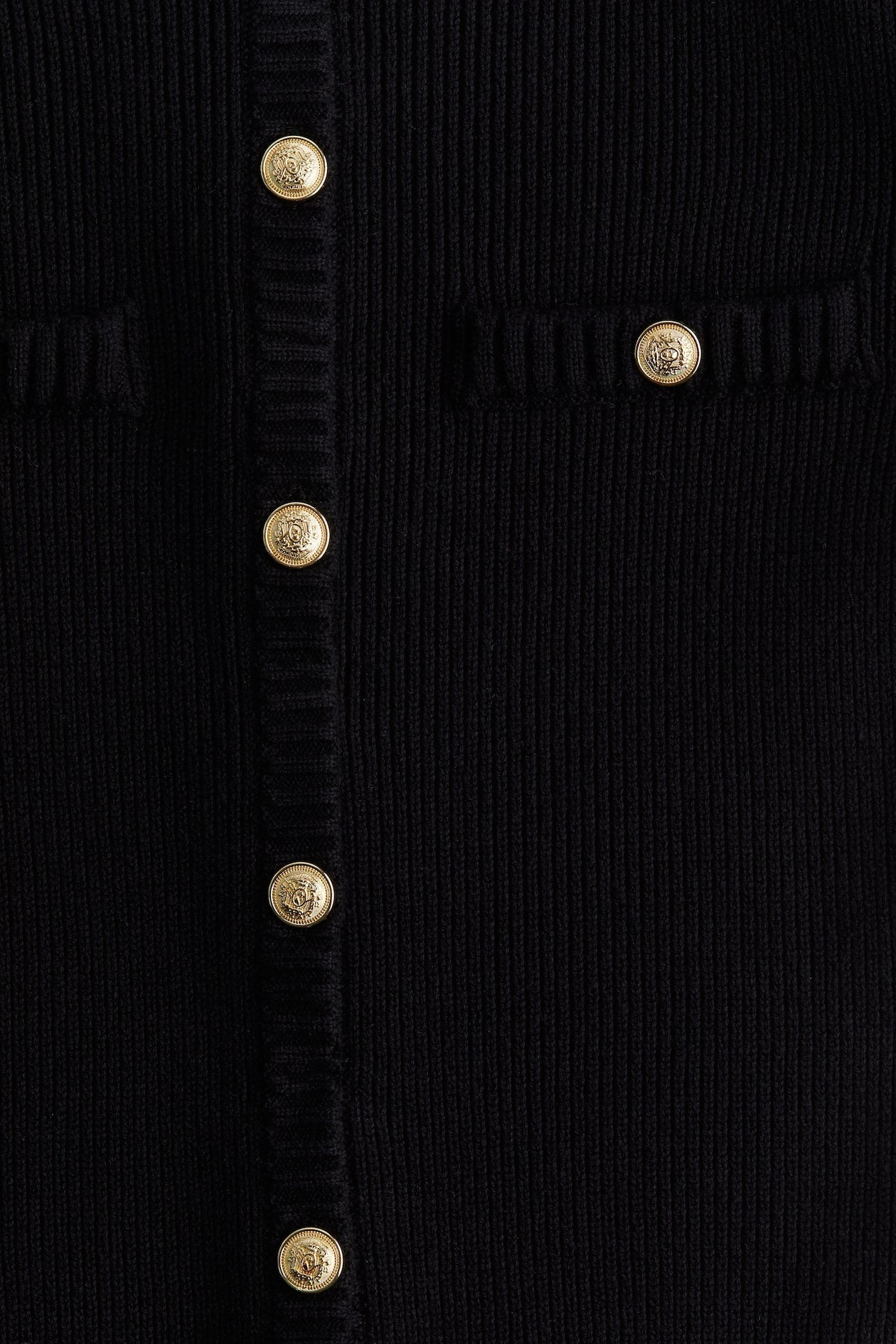 KNIT BUTTON DRESS