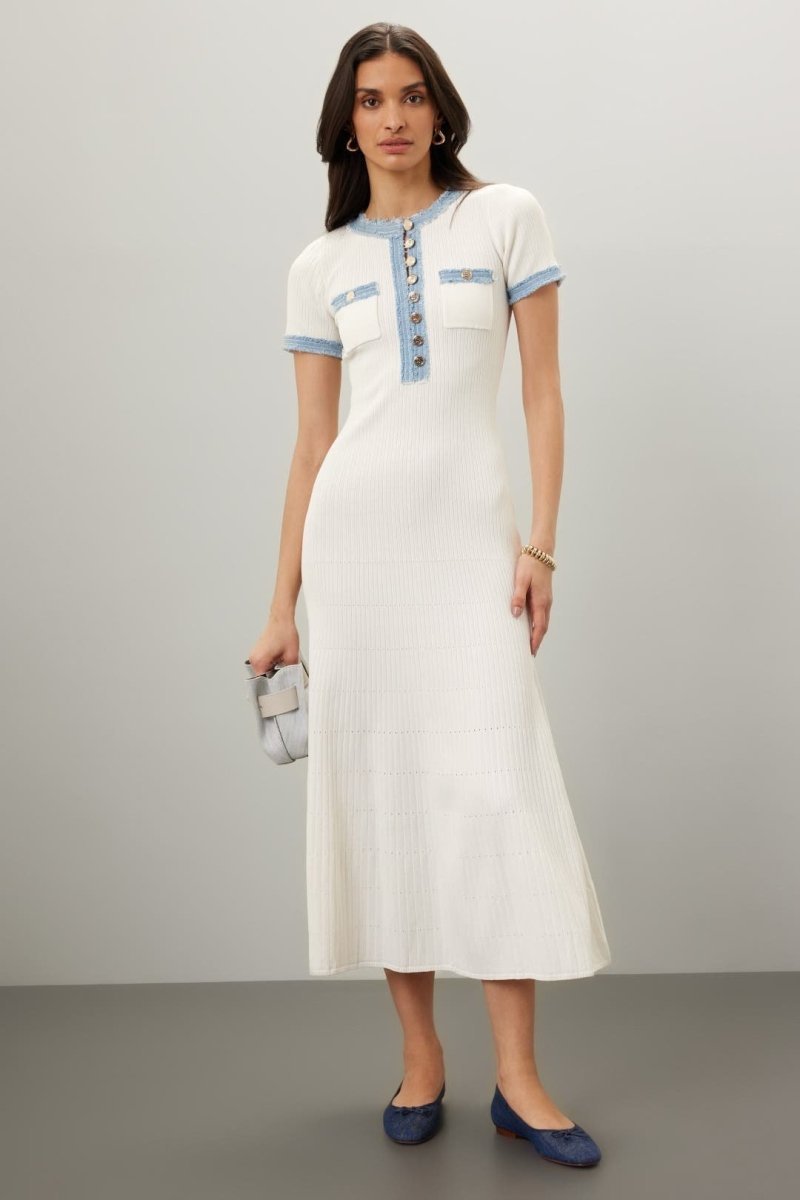 KNITTED MIDI DRESS