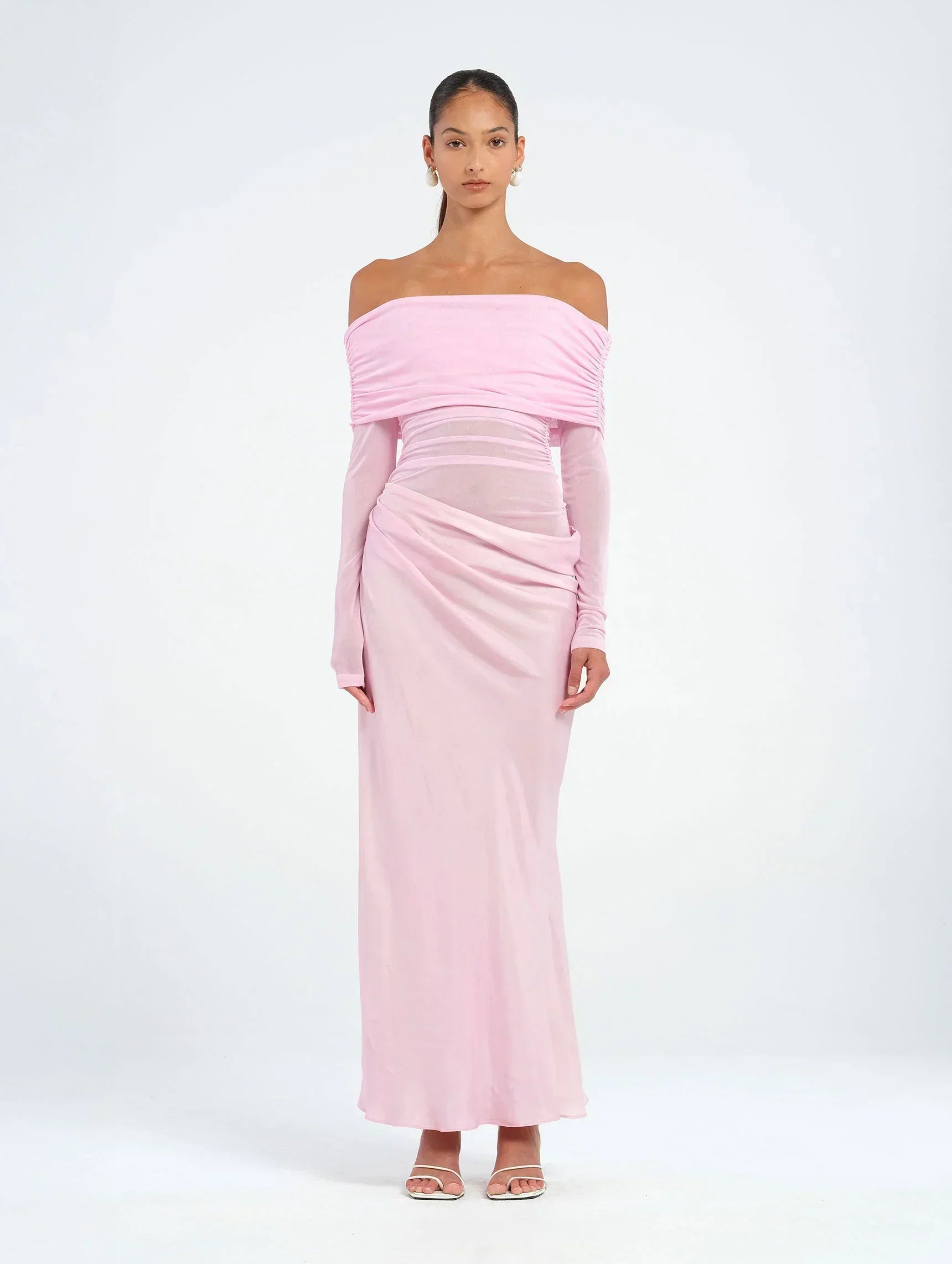 SHEER MAXI DRESS