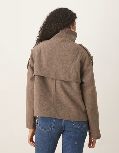 WOOL TRENCH COAT